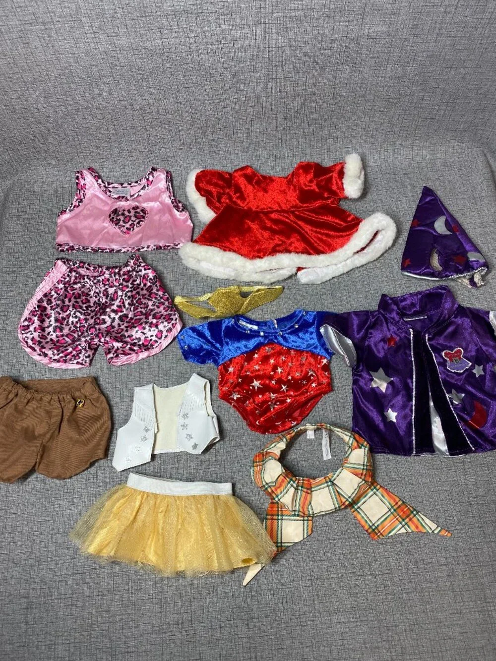 Build A Bear Clothes Outfits 11pc Lot